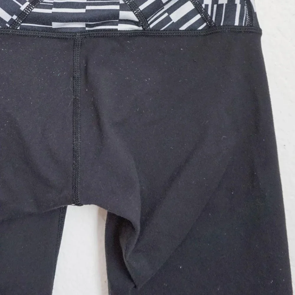 Lululemon Wunder‎ Under black Crop leggings